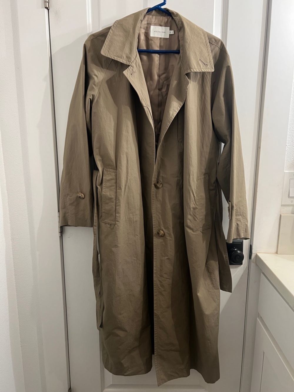 MIJEONG PARK Khaki Trench Coat